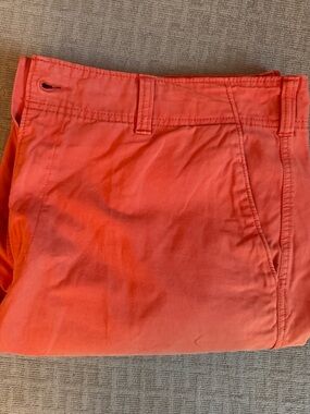 urban pipeline Men's Coral-Orange Flat Front Shorts, Size:38